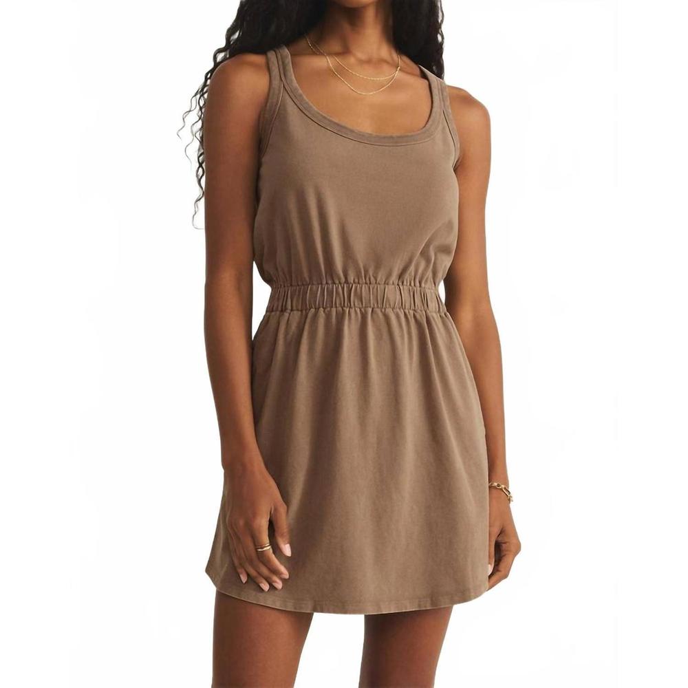 Z Supply Brown Mini Dress